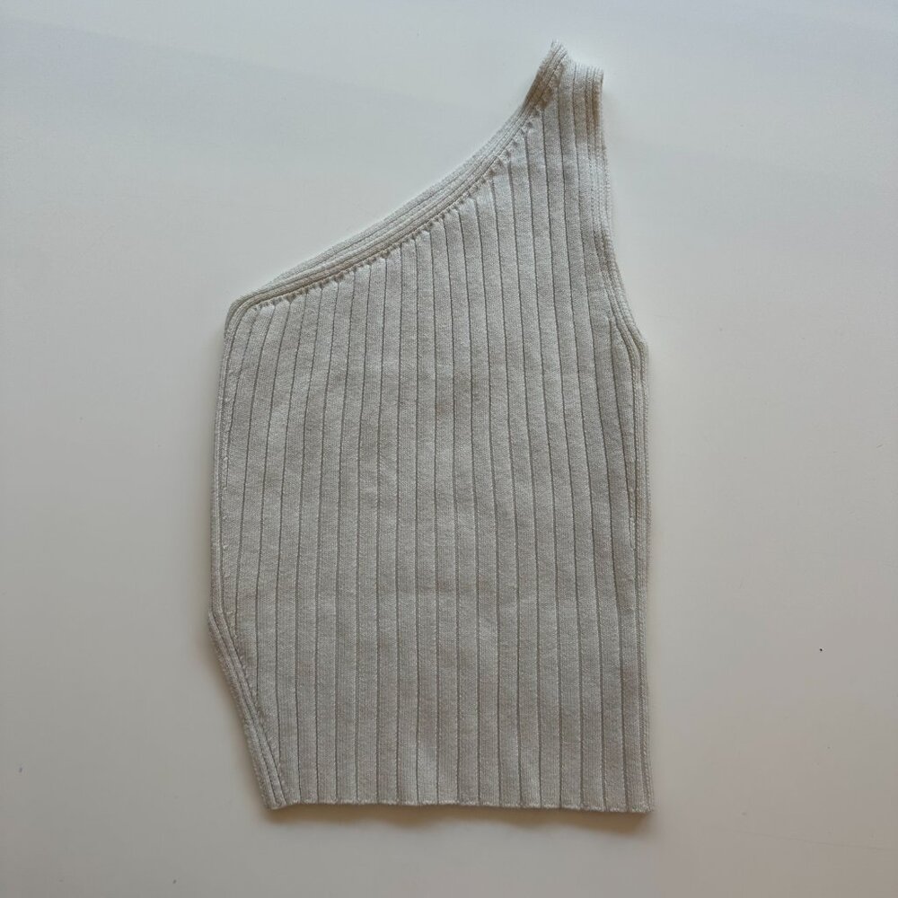Wilfred One Shoulder Knit Tank  - XXS